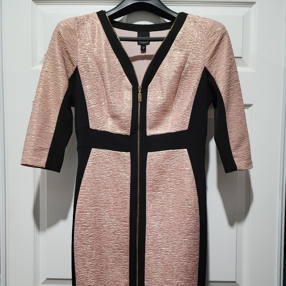 Melrose black and pink gold dress